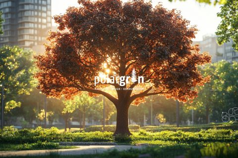 polargrun_A_majestic_red_oak_tree_standing_tall_in_an_urban_par_7b5240b4-7d4b-451d-a118-5bb9f94b301d