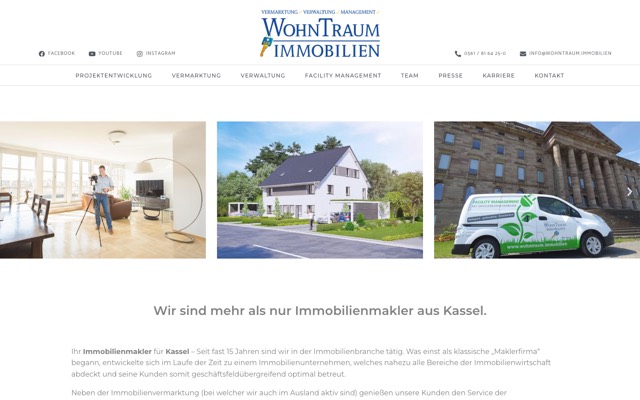 Startseite wohntraum-immobilien.de